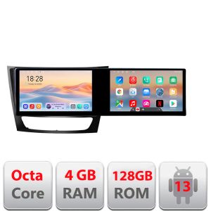 Navigatie Mercedes W211 W219 Kit-090 Edotec 2 ecrane  8 core 4+128 21.6 inch Incell android Wifi 5Ghz gps internet  Cor