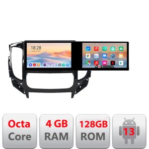 Navigatie Mitsubishi L200 2014-2020 Kit-1094 Edotec 2 ecrane  8 core 4+128 21.6 inch Incell android Wifi 5Ghz gps internet  v1