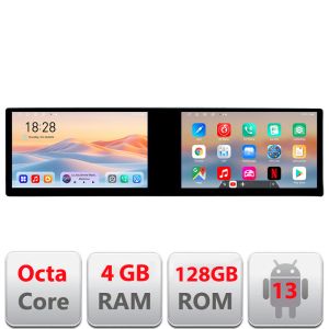 Navigatie Kia Ceed 2007-2009 Edotec 2 ecrane  8 core 4+128 21.6 inch Incell android Wifi 5Ghz gps internet  KIT-Ceed07