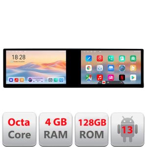 Navigatie Suzuki Splash Opel Agila 2008-2014 Edotec 2 ecrane  8 core 4+128 21.6 inch Incell android Wifi 5Ghz gps internet  kit-splash-