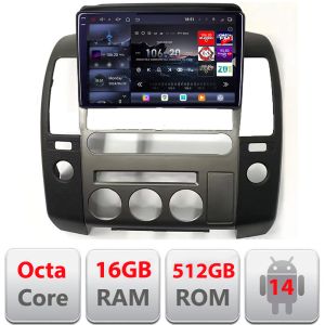 Dedikált navigáció Nissan Patfinder és Navara autókhoz gyári navigációval Android Qled 2K Octa Core 16+512 LTE 4G DSP Wifi 5Ghz android-auto carplay gps EDT-E809-2K