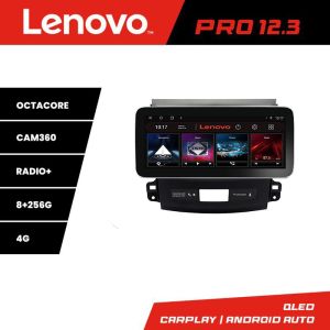 Navigatie Mitsubishi Outlander 2010 K-056 Lenovo PRO 8+256 12.3 inch qled android 4G DSP gps internet  Q v1