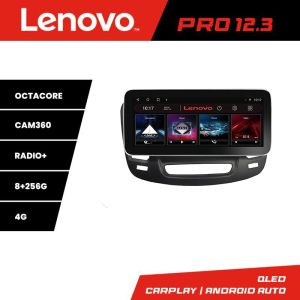 Navigatie Chrysler 200 2015-2019 Lenovo PRO 8+256 12.3 inch qled android 4G DSP gps internet  Kit-200C