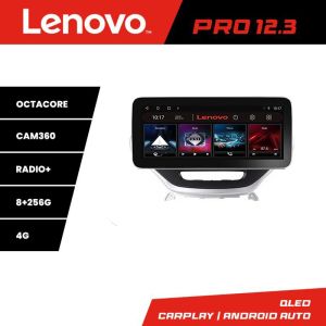 Navigatie Jeep Cherokee 2014-2019 Manual K-248 Lenovo PRO 8+256 12.3 inch qled android 4G DSP gps internet 32