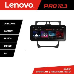 Mercedes CLK navigáció faceliftes Lenovo PRO 8+256 12.3 hüvelykes qled android 4G DSP gps internet készlet faceliftes