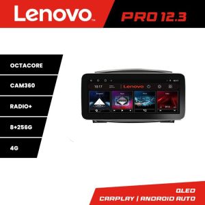Navigatie Toyota Land Cruiser L100 2002-2006 Lenovo PRO 8+256 12.3 inch qled android 4G DSP gps internet  KIT-L105-automatic
