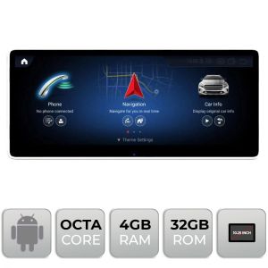 Navigáció Mercedes CLS W218 2015-2018 NTG5 10.25" képernyő Android gps 4G 4+64 1920x720