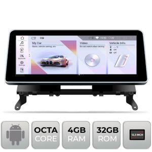 Navigatie BMW X3 X4 F25 F26 2012-2015 cu ecran NBT Android ecran 12.3" 4+32 4G BT