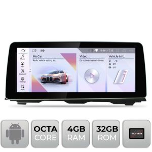 Navigatie BMW Seria 5 F10 2012-2015 cu ecran NBT Android ecran 10.25" 4+32 4G BT