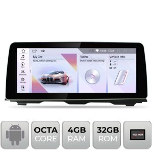 Navigatie BMW Seria 5 F10 2010-2011 cu ecran CIC Android ecran 10.25" 4+32 4G BT